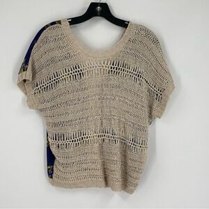 Jessica Simpson Women’s 2 Way Blouse / Cardigan size XS Short Sleeve